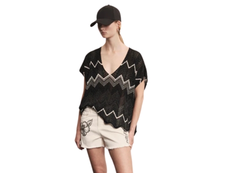 Colete De Mulher Akep Viscose Preto (xs)