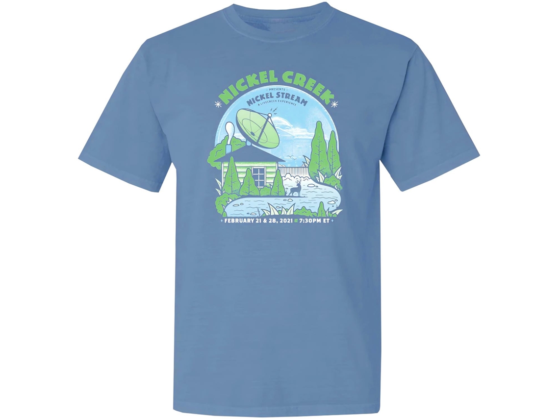 Nickel Creek Nickel Stream T shirtwhite ROCKINSTONE Size:xxxl