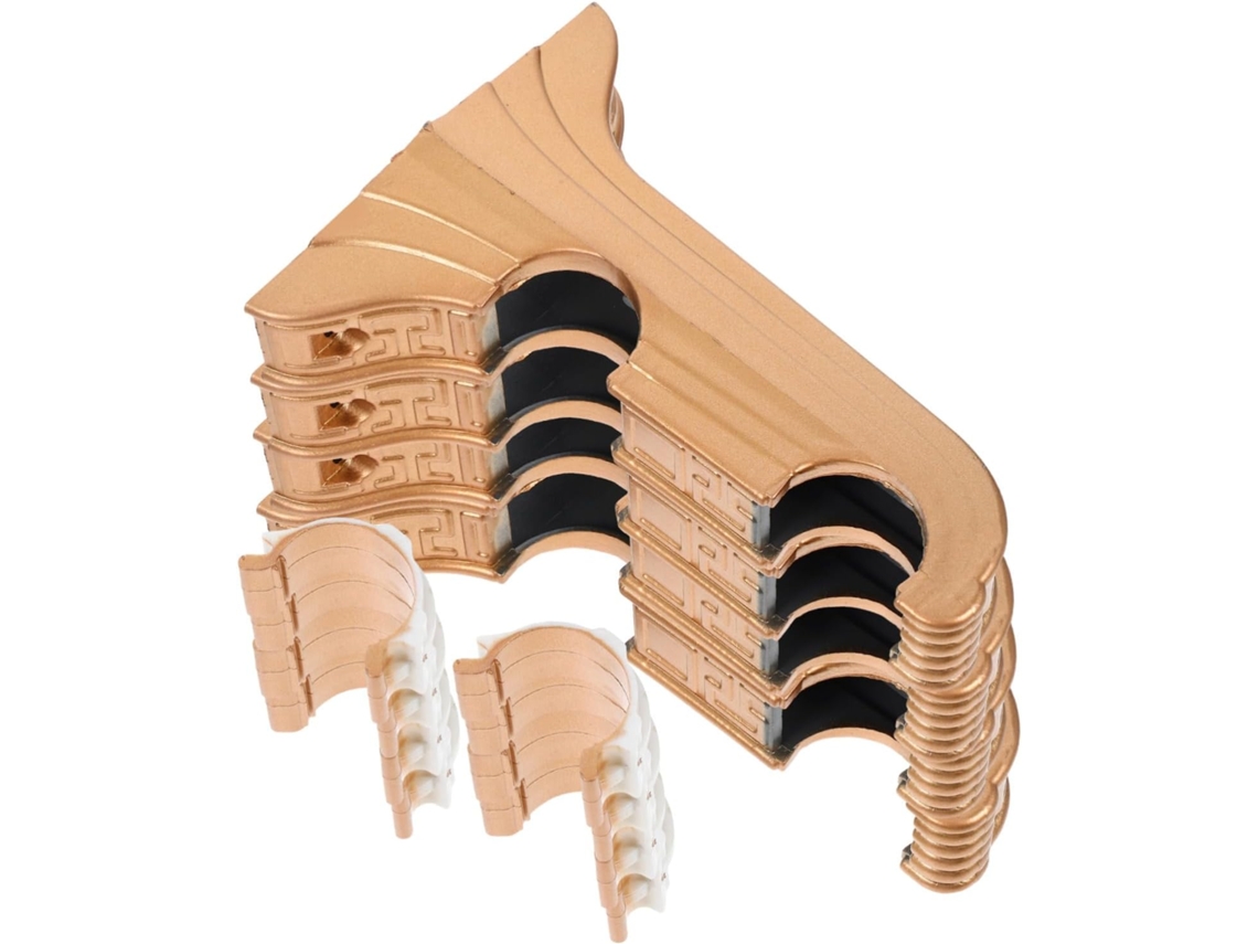 Suportes Para Varão De Cortina, 4 Unidades, Compatíveis Com Varões De 26 A 28 Mm, Decoração Clássica Suportes Para Varão De Cortina, 4