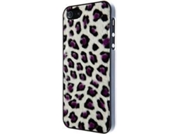 Capa iPhone 5, 5s, SE VCUBED3 Eco-Leather Leo Castanho