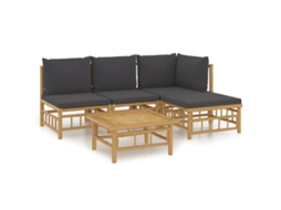 Garden Lounge Set, Garden Lounge Sets Vidaxl Marrom Bambu (n/a)