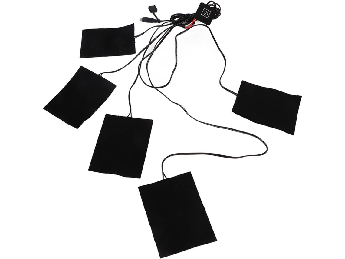 Almofada de Aquecimento USB SFUSHOS lavável, com 3 velocidades, fibra de carbono