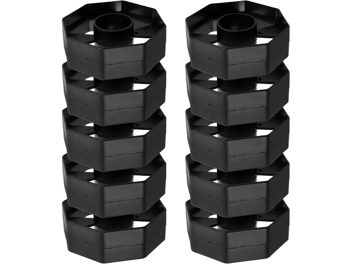 Dispensador De Insertos Substituição Mipcase, 10 Unidades, Núcleo De Plástico Preto, Rodas Leves E Fácil Instalação Para