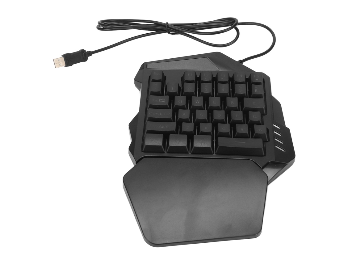 Teclado Mecânico Gamer Rgb De Uma Mão
