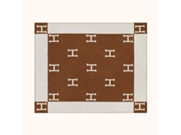 Cobertoralmofada Decorativa De 45x45cm Em Imitação De Cashmere (800g) Na Cor Café (enchimento Não Incluído).