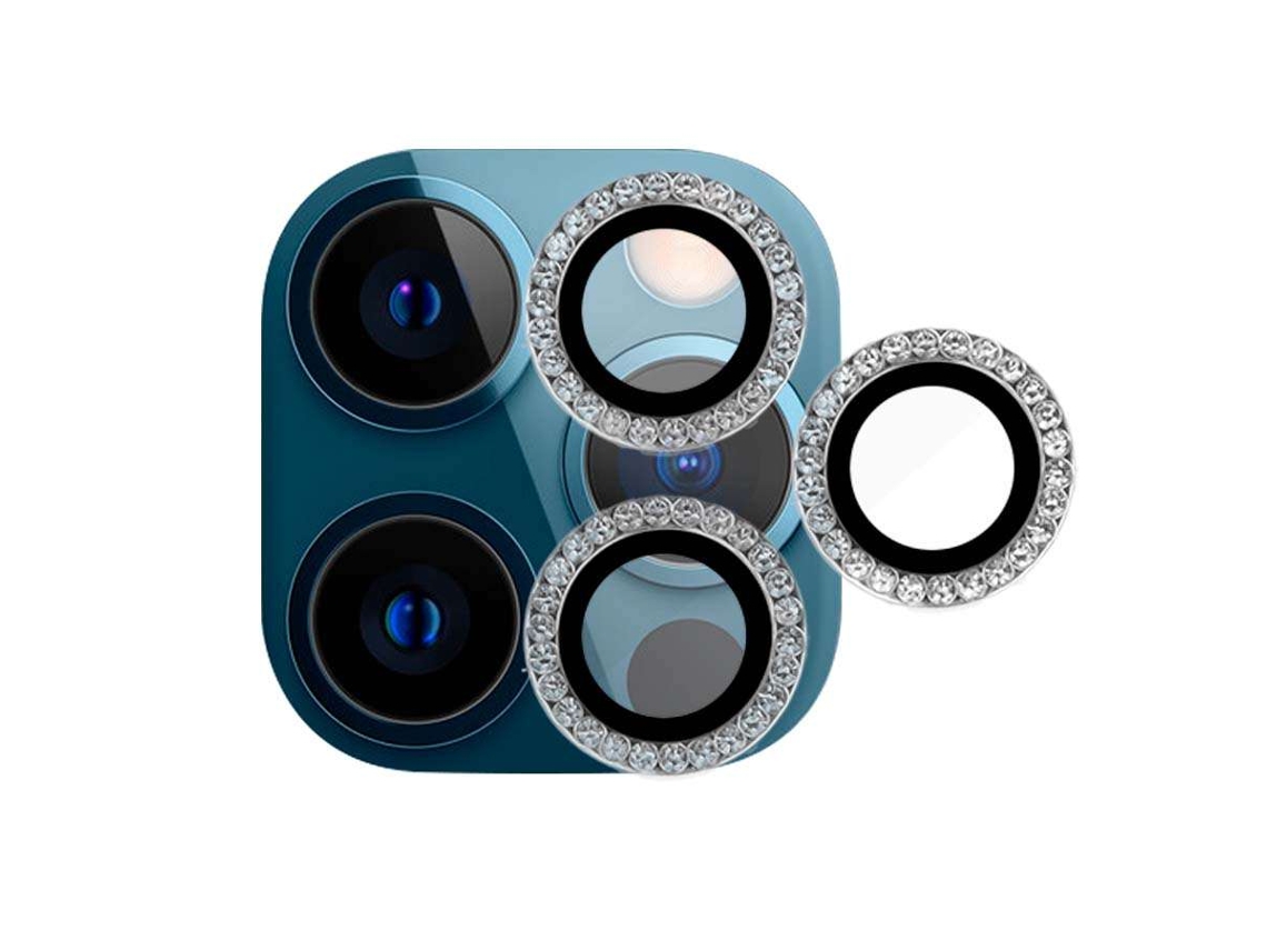 Protetor de Lente Brilho Plata para Iphone 13 Pro Max LA CASA DE LAS CARCASAS