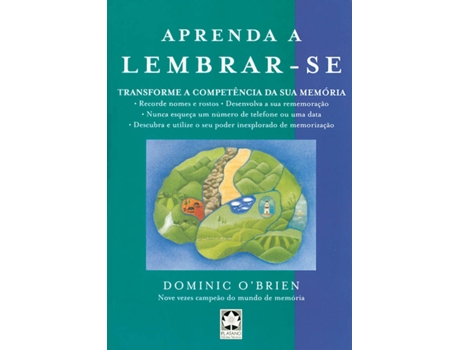 Livro Aprenda a Lembrar-se de Dominic OBrien (Português - 2003)