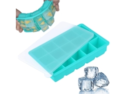 Forma de gelo de silicone Slowmoose com 15 compartimentos para 0,5 litros de gelo
