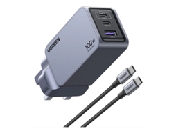 Nexode Pro Universal Cinzento, Prateado Ac Carregamento Rápido Interior Ugreen