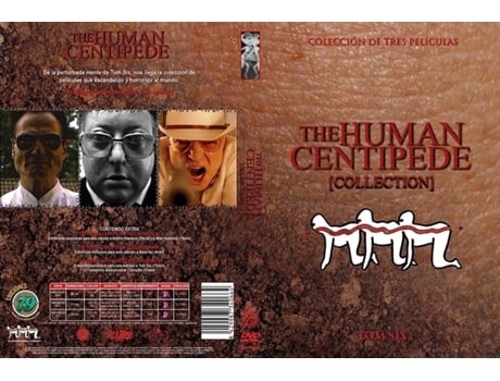 DVD The Human Centipede Trilogy - El Ciempies Humano Trilogia