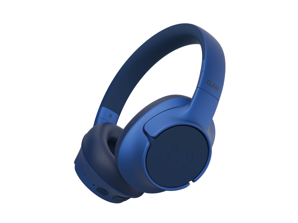 Auscultadores Bluetooth FRESH 'N REBEL Clam Fuse (Over Ear - Noise Cancelling - Microfone - Azul)