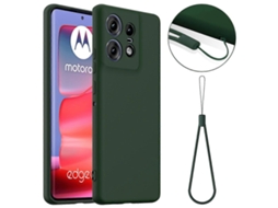 Capa Para Motorola Edge 50 Pro 5g Compatível Com Magsafe, Capa De Silicone Líquido Antiqueda Com Cordão