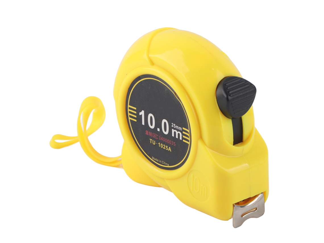 Fita Métrica De Aço Carbono De 10 M, Régua Retrátil Flexível, Ferramenta Para Trabalhar Madeira Slowmoose