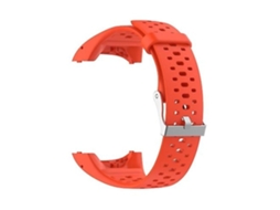 Pulseira De Relógio Lurelia Esportivo Em Silicone Polar M400 / M430 Laranja