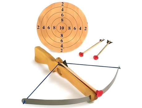 Besta esportiva infantil Legler, modelo grande, branca, para arco e flecha, licenciada para maiores de 8 anos