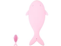 Escova De Banho Para Bebê Iplusmile Em Silicone Rosa, Segura E Macia, Ideal Para Recém Nascidos, Ergonômica E Prática