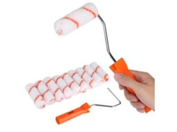 Conjunto de 10 Peças de Ferramentas Intercambiáveis ​​para Pintura de Parede com Rolos e Cabos Intercambiáveis. AQUAFORGE