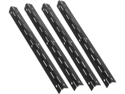 Conjunto De 4 Dobradiças Longas Metal Preto Para Caixa Joias, 200x25mm, Estilo Piano, Para Caixas De Madeira Com