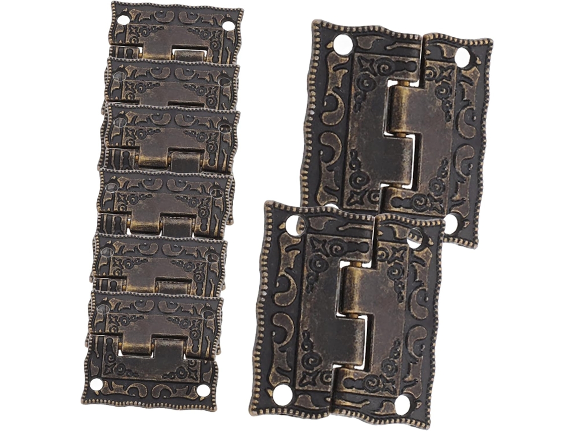Conjunto De 10 Vintage Para Portas Caixas E Joias Em Madeira