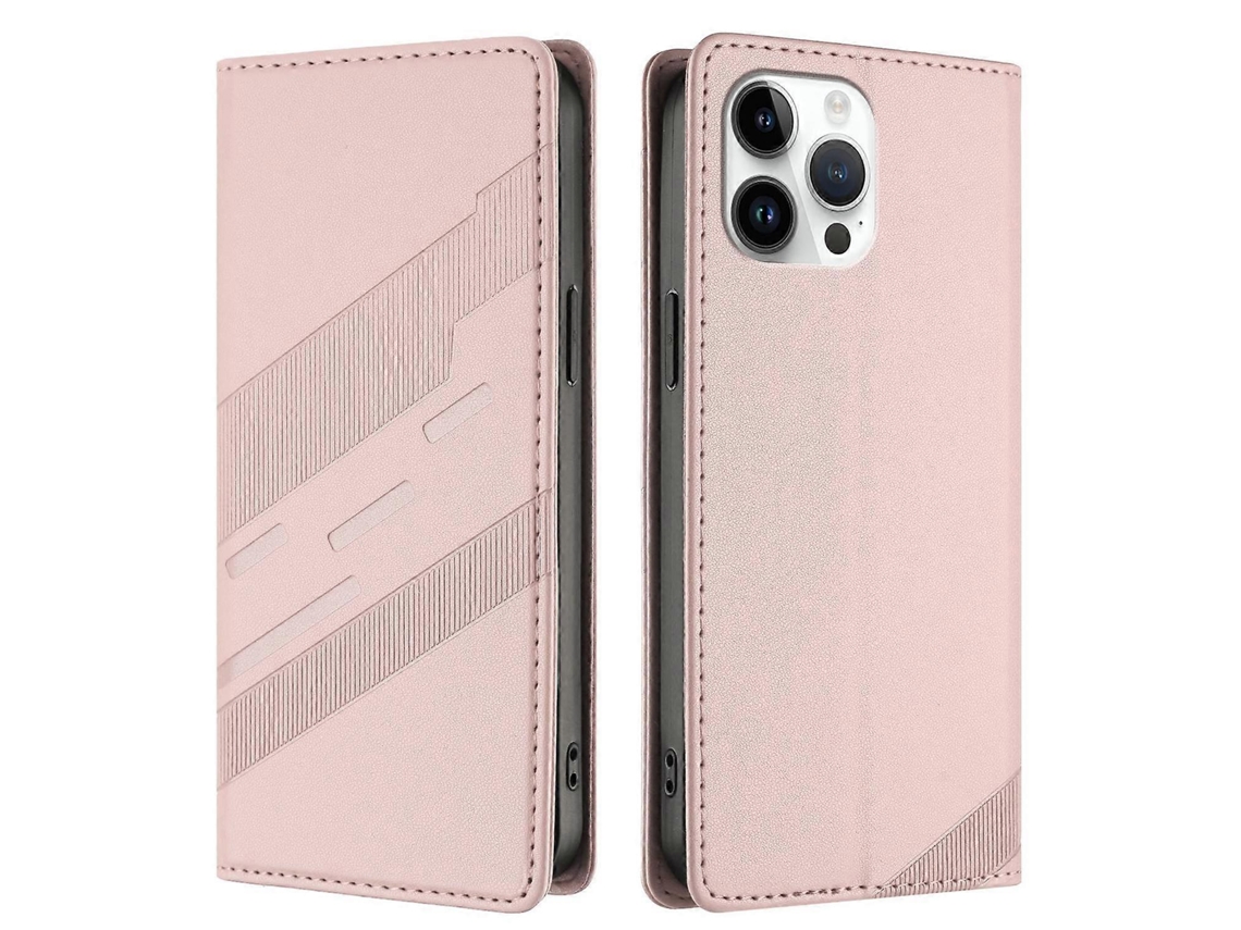 Capa De Couro Com Suporte E Estampa Estilo Punk Para Iphone 13 Pro Max De 6,7 Polegadas