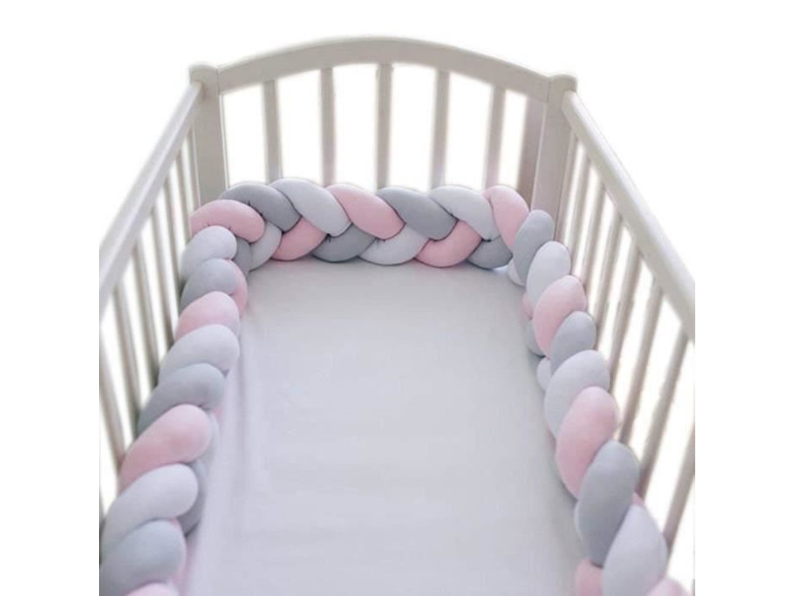 Almofada de cobra para cama, almofada trançada, veludo, proteção para bebê, segurança, 2m ONEVER