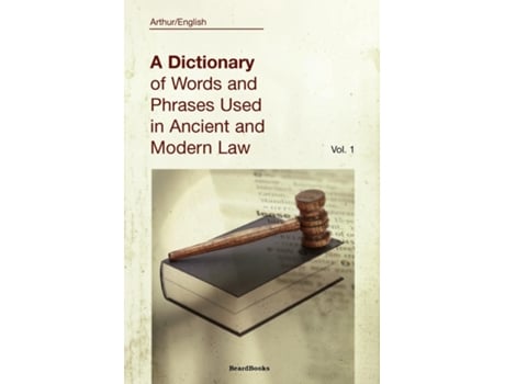 Livro Dictionary Of Words Vol.1 De Arthur English (inglês)