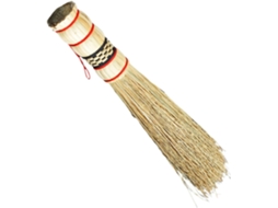 Escova De Palha Natural Stahad Para Lavar Panelas E Tábuas Corte, Escova Multiuso Com Cabo Confortável Para Limpeza