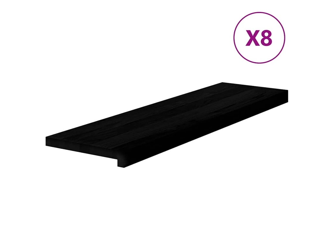 Stair Tread, Stair Treads Vidaxl Marrom Madeira De Carvalho (90 X 25 X 2 Cm)