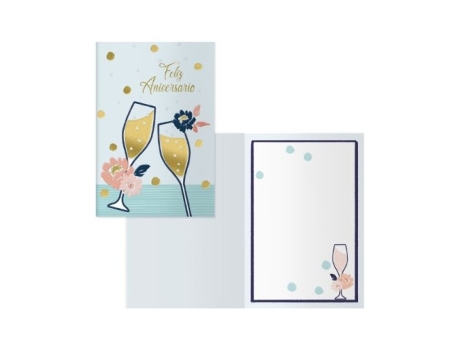 Livro Pack 6 Tarjetas Felicitación. Modelo Every-brindis De Desconocido (espanhol)