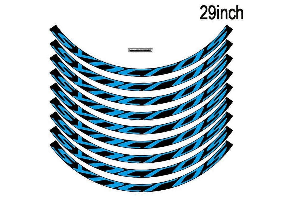 Adesivos De Rodas Syncros Para Bicicleta De Montanha Mtb 27.5 E 29 Polegadas Acessórios Bike 29er Azul