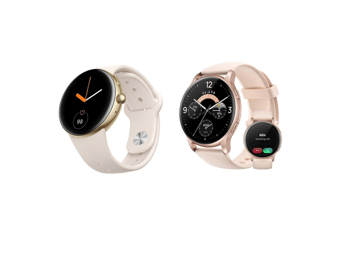 Conjunto de 2 Smartwatches Bluetooth GOKOCO