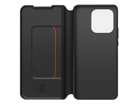 Capa Aba Alça Mão para Xiaomi Xiaomi Redmi Note 14 5G MADE FOR XIAOMI Acrílico Preto