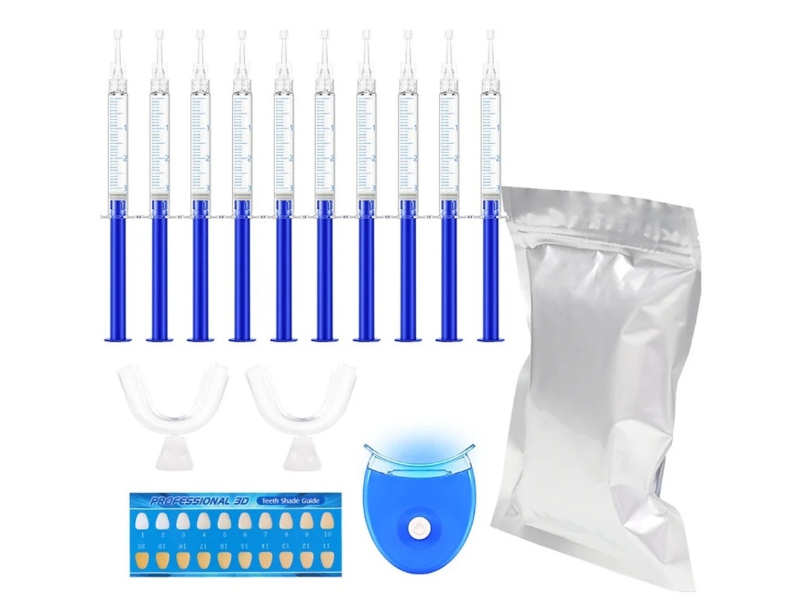 Kit De Branqueamento Dentário Yizhood Lt 01 Azul