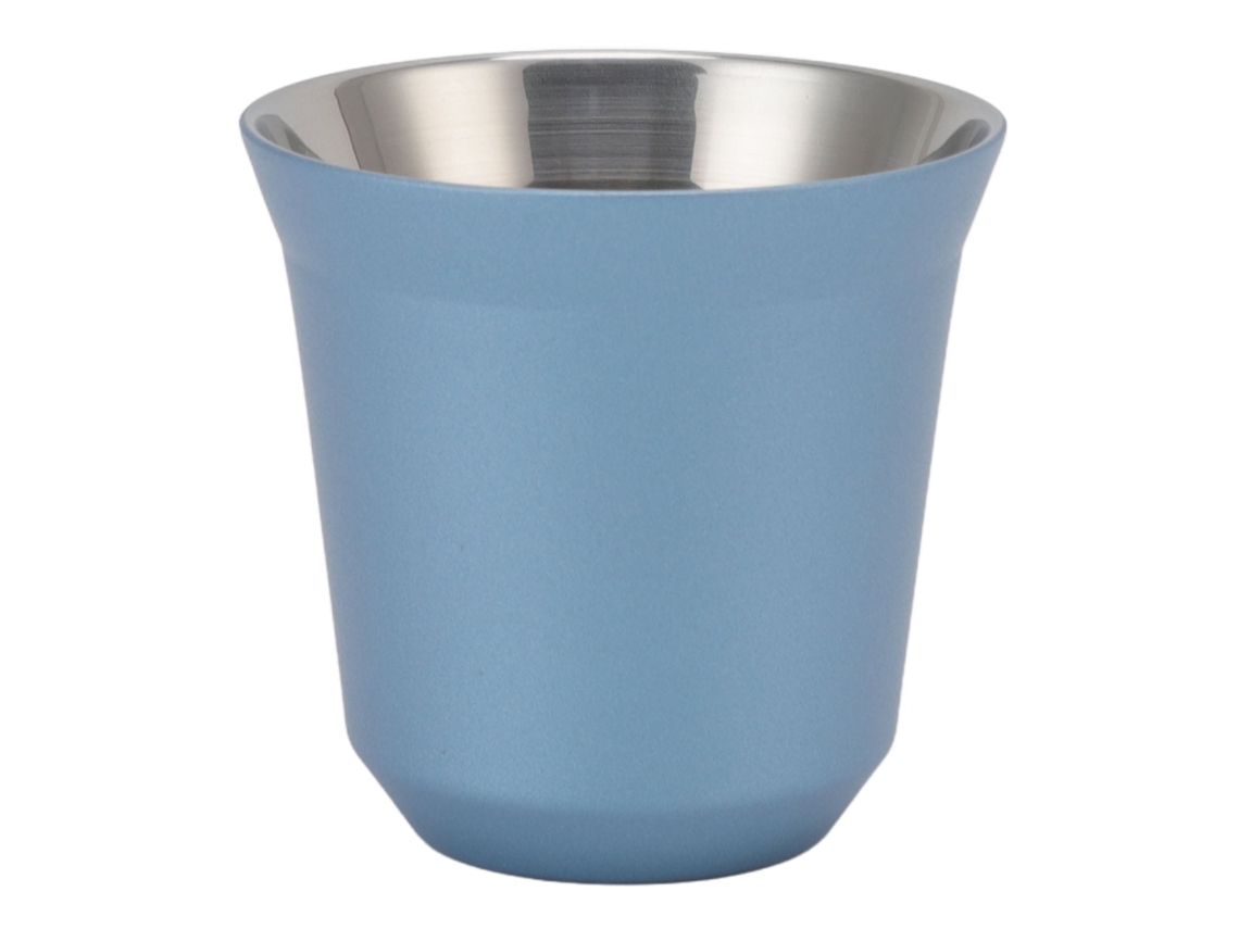 Caneca de Aço Inox 304 LAXISCREED 80ml Azul Claro
