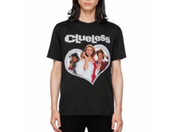 Rockinstone Clueless Diamond Heart Black T-shirt Size:xxl