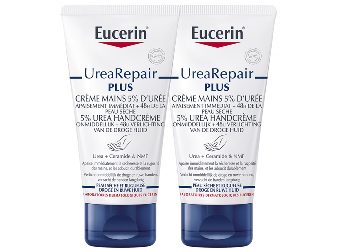 Urarepair Plus Creme para as Mãos 5% Ureia Lote de 2 X 75 Ml EUCERIN