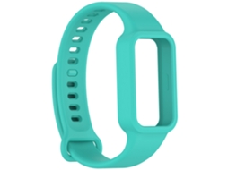 Pulseira De Silicone Para Xiaomi Band 9 Active Verde Claro Panoona