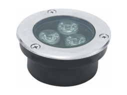 luz de Spot Led Recessada Slim 3w Ip68 para Piscina Jardim Branca