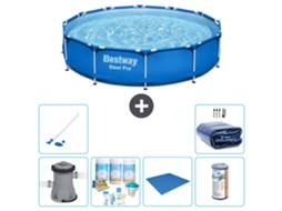 Bestway Piscina Bestway Steel Pro Redonda - 366x76 Cm - 7-peças S21604