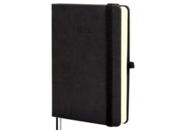 Agenda Finocam Mínimal Textura Preto 11,8 X 16,8 Cm 2026