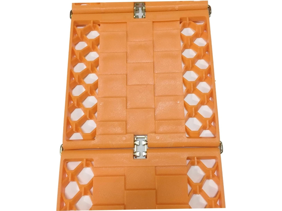 1 Par De Placas Antiderrapantes Para Pratos Dobráveis, Laranja, Acessórios Para Neve