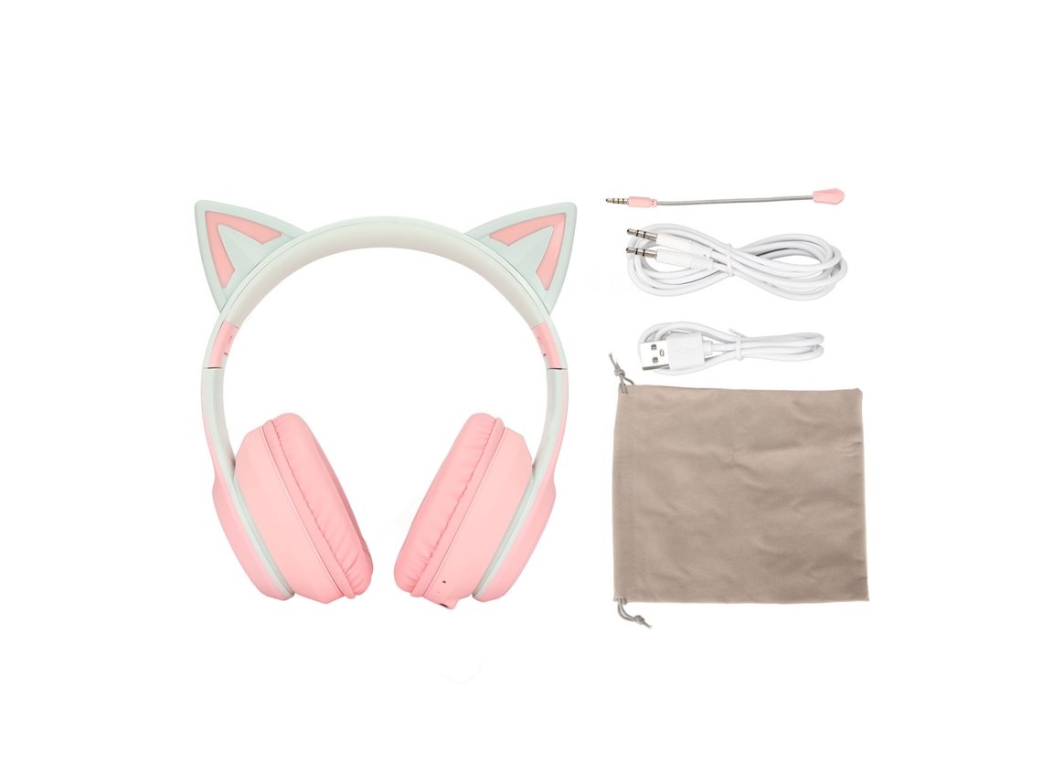 Fones de Ouvido Sem Fio LAXISCREED Bluetooth 5.3 Cat Ear