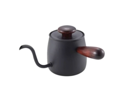 Chaleira de Gotejamento 350ml Aço Inox 304 Preta
