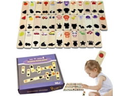 Jogo De Combinar Blocos , Jogo De Combinar Blocos | Brinquedo Educativo Interativo De Madeira Para Gokoco