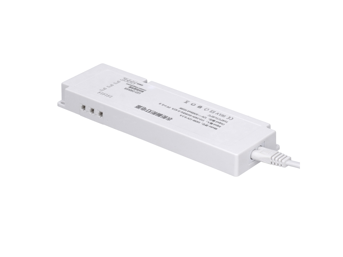 Laxiscreed Fonte De Alimentação Para Luzes De Armário Led, Adapta 100-240v Com Jumpers Integrados