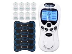Massageador Elétrico de Acupuntura com 8 Modos, Visor Lcd Digital e Estimulação Muscular Ems. MDUG