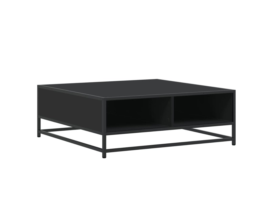 Mesa de centro em madeira/metal marrom MAISON EXCLUSIVE (80x80x30 cm)