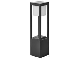 Candeeiro de jardim bollard LED preto 60 cm LOON