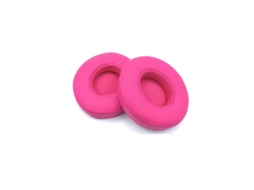 Almofada para Auscultadores Beats Solo2 Wireless de Espuma Macia Pele de Proteína Fúcsia XIAOMOYU