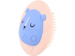 Escova De Banho Silicone Para Meninos E Meninas Azul Versátil Cuidados Suaves Com A Pele